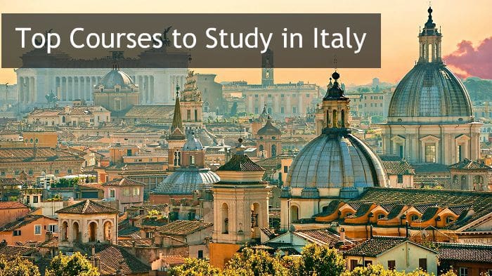 top courses in italy
